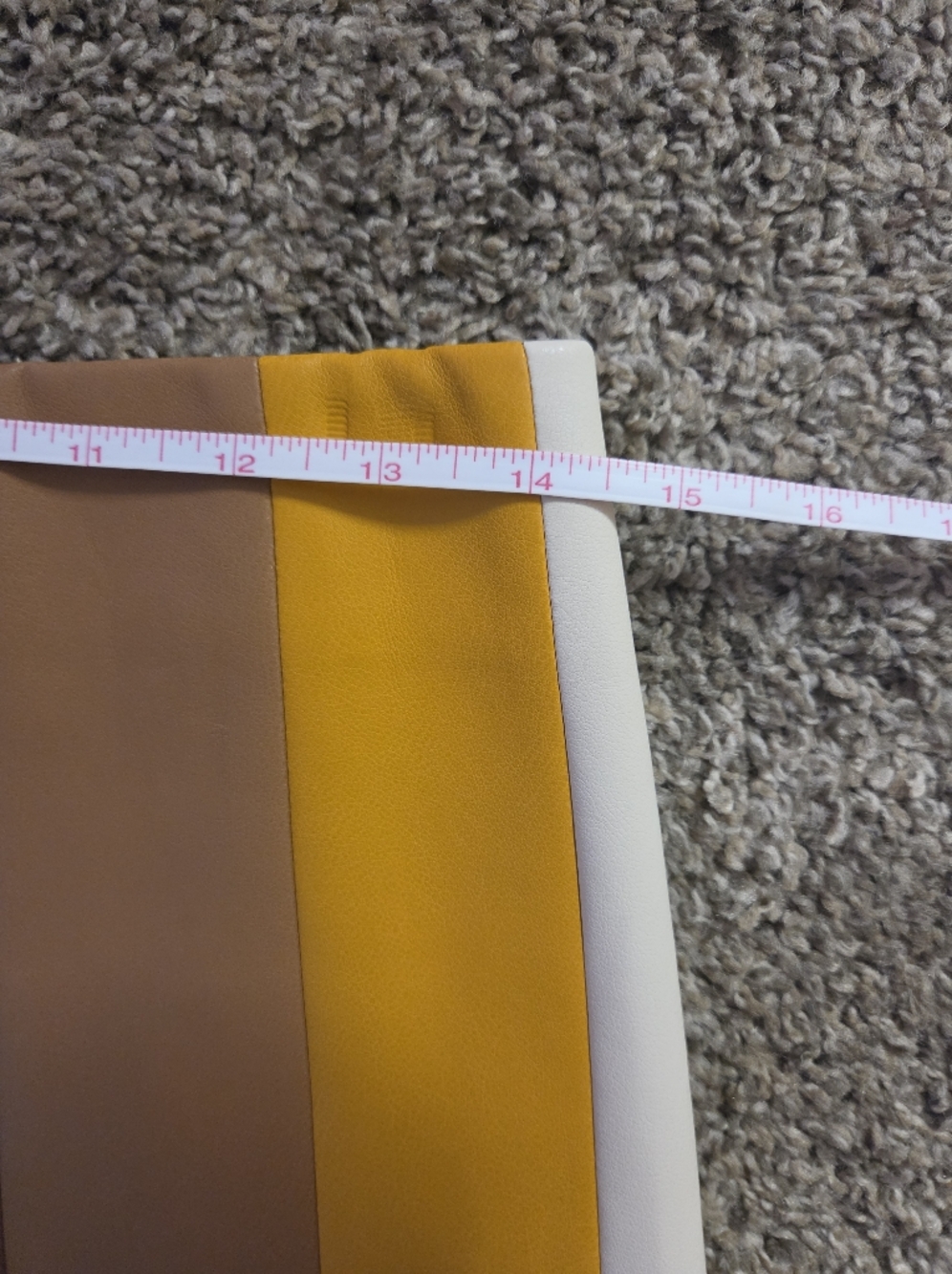 NWT MOTHER Multicolor Bits And Pieces Skirt - White, Mustard & Browns - Picture 9 of 12